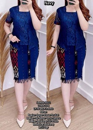 SET ROK BLUS BAJU WANITA ROK BLUS