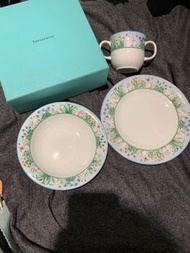 絕版2003年英國製Tiffany&Co. Meadows 三件套裝餐具