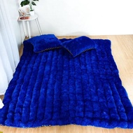 KING KASUR LANTAI JUMBO 200X200 ( UKURAN BAHAN ) RASFUR BULU HALUS DAN TEBAL 10CM COCOK UNTUK 2 ORAN