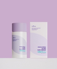 [Hàng có sẵn] Sữa và sáp chống nắng hành tím Isntree Onion Fresh Fluid [Glow Beauty]