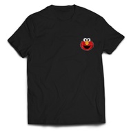HOT DEAL SESAME STREET Cartoon Elmo Cookie Monster Big Bird T-Shirt T Shirt Tshirt Baju SST-0010