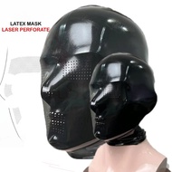 Latex  Men Hood Mold Seamless Catsuit Fetish Latex s In Club Catsuit Rubber Harness Male Bodysuit Me