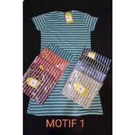 LEMONE STRIPE DRESS SIZE M / Night Dress Women Night Dress