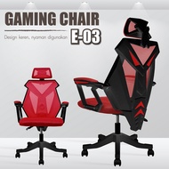 HTD Sport Kursi Gaming Chair Comfortable Premium High Quality E-03 Polyamide