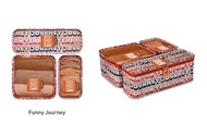 [ของแท้เกาหลี] พร้อมส่ง📌 ENJOY JOURNEY BLOCK POUCH SET  เซตกระเป๋าจัดระเบียบเสื้อผ้า