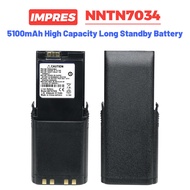 【DC-169】7.4V 5100mAh NNTN7034 High Capacity Replacement Battery Compatible for Motorola APX6000 APX7
