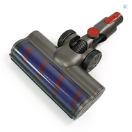 T&amp;L Bristle Roller Brush Household Vacuum Cleaner Replacement Accessories Carbon Fiber Floor Brush Head Front LED Lights for Dyson V7 V8 V10 V11 V15