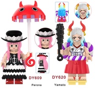 New Luffy Anime Block Toys Figure Perona Joba Yamato Cartoon Building Block Mini Toys DY609 DY620