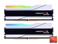G.SKILL Trident Z5 Neo RGB 64GB(2x32) 6000MHz AMD EXPO DDR5 Dual Memory Kit - WHITE - F5-6000J3036G3