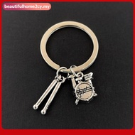 [NEW] Drum  Music Lovers Ro Bapa Pendant Band Kit Drum Keychain Bapa Keychain [MY]