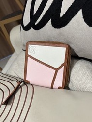 Loewe puzzle square wallet calfskin 100%Authentic ,98%new 💎尖沙咀中港城門市