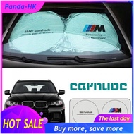 Car Window Sun Shade Cover Nylon Front Sunshade UV Protector m logo for BMW 3 E90 E91 E92 M3 Series 