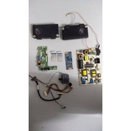 Hisense 50D36P-N Mainboard, Powerboard, Tcon, Tcon Ribbon, Button, Speaker. Used TV Spare Part LCD/L