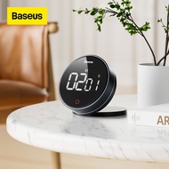 Baseus Magnetic Digital Timers Manual Countdown Kitchen Timer Countdown Alarm Clock Mechanical Cooking Timer Alarm Counter Clock