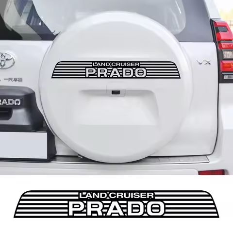 Car Spare Tires PVC Stickers For Toyota Prado 78 90 95 120 150 J90 J120 Land Cruiser Vinyl Film Deco