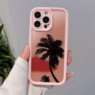 Coconut tree For Phone Case For IPhone 7Plus 11 14 15 12 13 Pro Max X XR 15 78Plus XS Max Shockproof Case