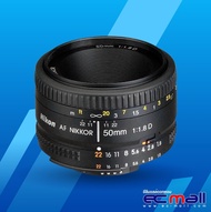 Nikon AF NIKKOR 50mm f/1.8D (รับประกัน EC-MALL 1 ปี) BLACK