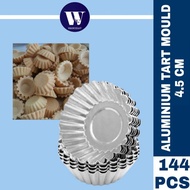 [144PCS] ALUMINIUM MOULD 4.5CM / EGG TART MOULD 4.5CM / ACUAN CHEESE TART