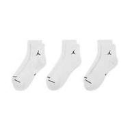 3 Pairs U J ED CUSH POLY ANKLE Socks, Unisex Economy Pack, DX9655-100