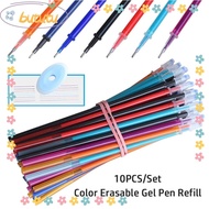 BUTUTU 10PCS/Set Gel Pen Refill, 0.5mm Colorful Ink Erasable Neutral Pen Core, Creative Writing Tool Writing Stationery Neutral Pen Refill Art Painting Supplies