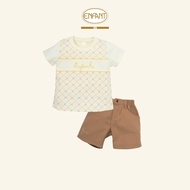 ENFANT ชุดเสื้อและกางเกงขาสั้นเด็กชาย (Boy Set) EF1EP0