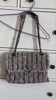 Kurt Geiger London Tweed Kensington Bag