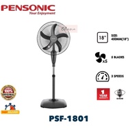 PENSONIC 18" STAND FAN PSF-1801 5 BLADES / KIPAS BERDIRI 18 INCH PSF1801 KIPAS LANTAI 18 INCI