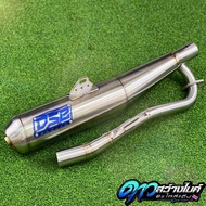 DSB Racing ท่อเลสเวฟ110i 2012-2020  53-56-59 ไส้แป๊บจิกเกลียว คอไล่ เลสแท้ทั้งเส้น ลูก56 One