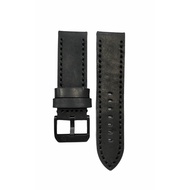 Authentic Expedition Leather Strap 24mm 26mm - Black, 24mm