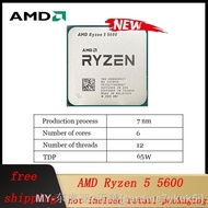 【hot】☜✧⊕ new Ryzen 5 5600 amd pc gamer cpu 65W DDR4 Desktop Accessories Processor Support CPU AM4 no cooler