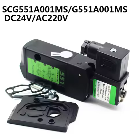 Electromagnetic valve SCG551A001MS DC24V AC220V pneumatic control directional valve G551A001MS 1/4 t