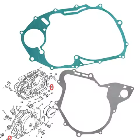 Crankcase Generator Clutch Cover Gasket For Yamaha XVS650 V-Star 650 98-17 Drag Star 650 XVS400 XV50