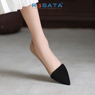 giày ROSATA cao gót 4cm ROSATA giày bít mũi thời trang ROSATA mã RO692 màu ĐEN
