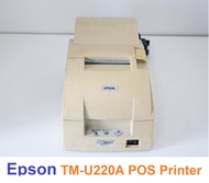 Epson TM-U220A POS Printer สีขาว และดำ เครื่องปริ้นใบเสร็จ