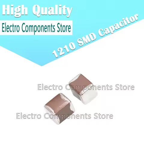 10PCS SMD Capacitor 1210 100uF X5R ±10% 6.3V 10V 16V 25V 35V 50V 107K 3225 Ceramic Capacitance 3.3*2