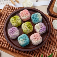 月餅模具 月饼模型 Plum Orchid Bamboo Chrysanthemum Mooncake Mold 2025 New Style 75g Traditional National Tre