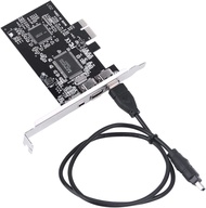 800Mbps PCI-E Express Card, 1394a IEEE 1394b Controller Card, Firewire Cable, High-Speed Data Transf