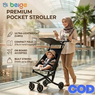 Stroller Baby 3.6kg Max 60kg Foldable boarding stroller Travel Stroller Adjust Height baby stroller