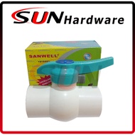 Stop valve 1 1/ 2 " Inch PVC Plastic Anti-Rust Stopcock