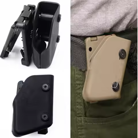 Tactical Magazine Pouch Bag, Multi-angle Speed Magazine Pouch, Suitable for Ipsc, Black DE