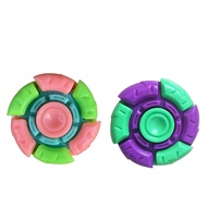 [Ready Stock] Explosive Nail Fidget Spinner Magnetic Suction Creative Finger Rotating Luminous Spinn