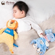 FLYTOP Baby Sleep Aid Plush Calming Toy Interactive Hand Puppet Soft Security Blanket With Chewable 