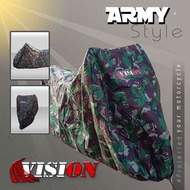 R15 Army Camouflage Motorcycle Cover Heat and Dust Protection