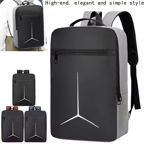Classic Geometric Print Laptop Backpack Durable Waterproof Rucksack, Spacious Storage for Businessme