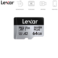 Lexar Professional Silver Plus micro SD Card SDXC UHS-I Card 4K Video for drones action cameras gami