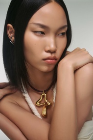 Haus of Jewelry - EVER EXTRA ALPHABET NECKLACE สร้อยคอตัวอักษร 8 ซม.