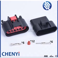 6 Pin waterproof auto connectors plug male female E-2162-000 accelerator pedal connector For Ford Fi