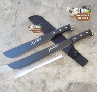 Spain Titanium Jungle Knife outdoor Camping Fishing 55cmFull Tang/ Pisau Sepanyol /Parang_Tajam Stai