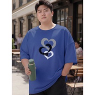 2Y707 [AIYOU] Lelaki Baju T Shirt Men Tshirt Plus Size Clothes Korean Style 1XL-5XL Seluar Crop Top