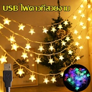 naturehike พร้อมส่ง ไฟตกแต่ง LED ประดับดาว USB ไฟดาว ตกแต่งห้องนอน คริสต์มาสส 2/3/5 เมตร